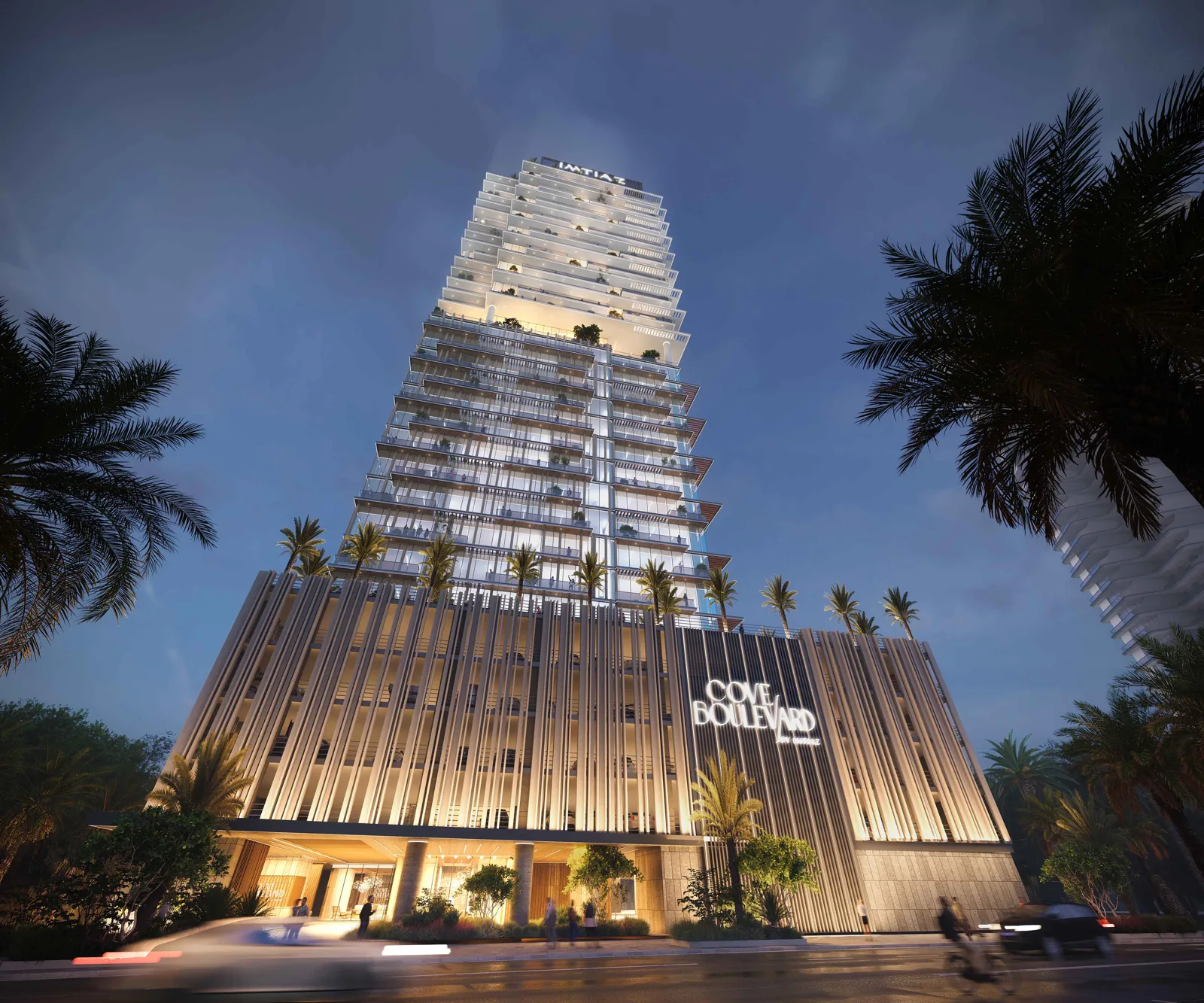 Cove Boulevard mixed-use tower illustration published by Imtiaz